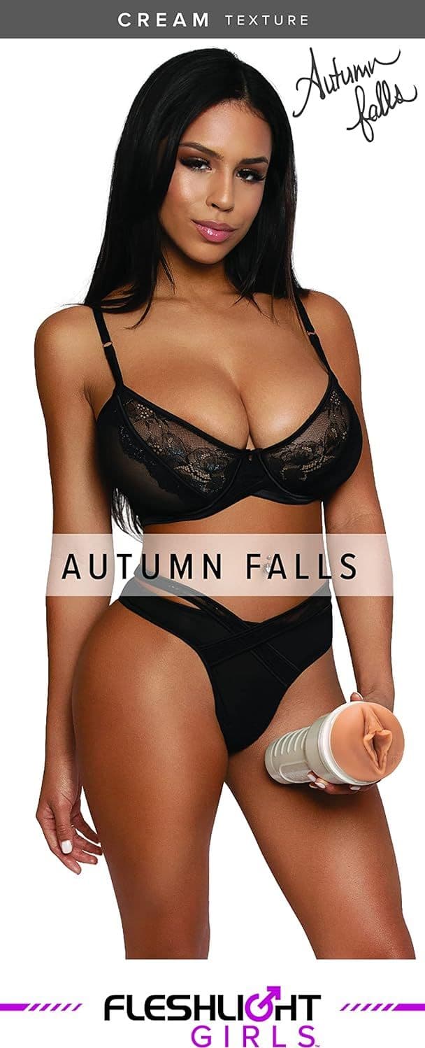 Fleshlight Autumn Falls vagina Cream texture masturbatore uomo realistico - 8