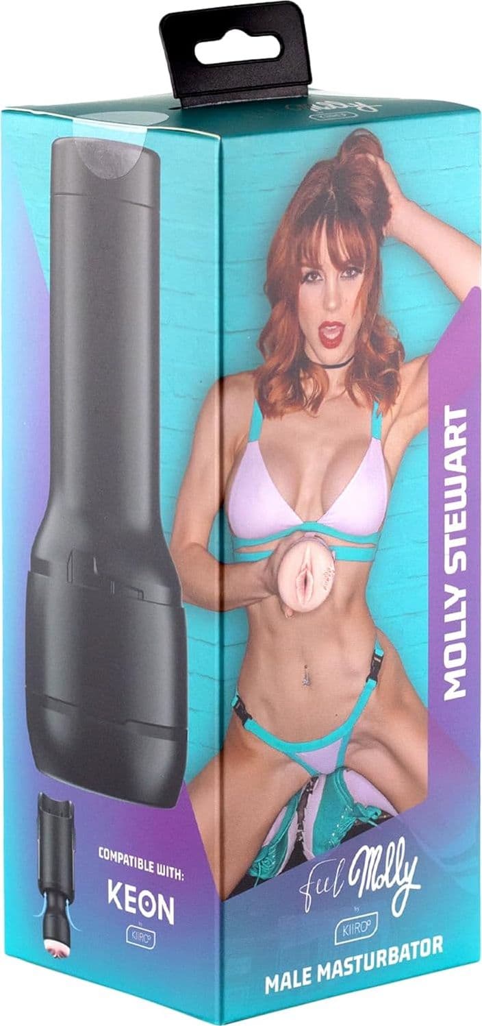Masturbatore uomo Kiiroo Feel Molly Stewart vagina realistica morbido - 12