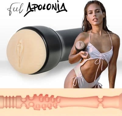 Masturbatore Kiiroo Feel Apolonia Lapiedra vagina Stroker morbido realistico - 2