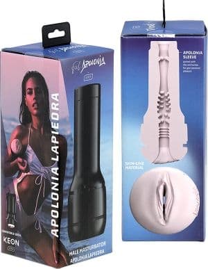 Masturbatore Kiiroo Feel Apolonia Lapiedra vagina Stroker morbido realistico - 3