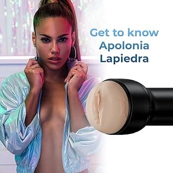 Masturbatore Kiiroo Feel Apolonia Lapiedra vagina Stroker morbido realistico - 4