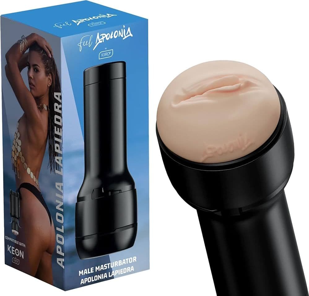 Masturbatore Kiiroo Feel Apolonia Lapiedra vagina Stroker morbido realistico - 6