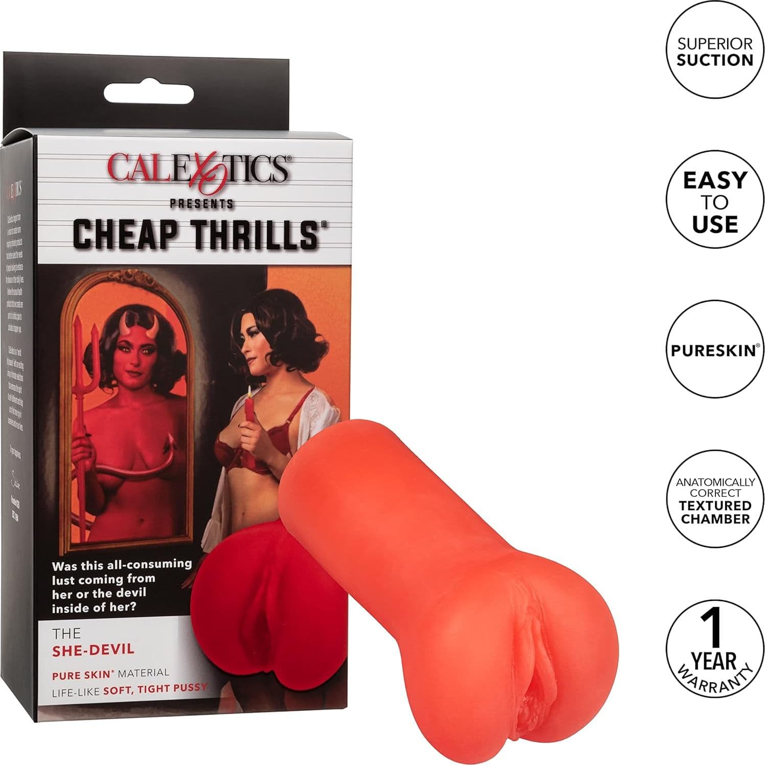 CalExotics Cheap Thrills The She-Devil vagina masturbatore - 6