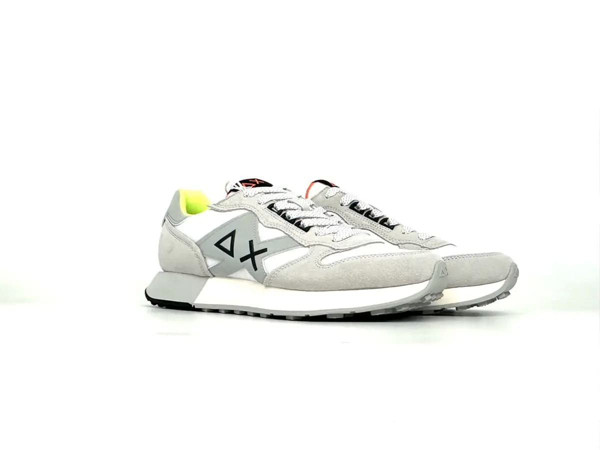 Sun68 sneaker uomo Jaki 2.0 bianco fluo - 8