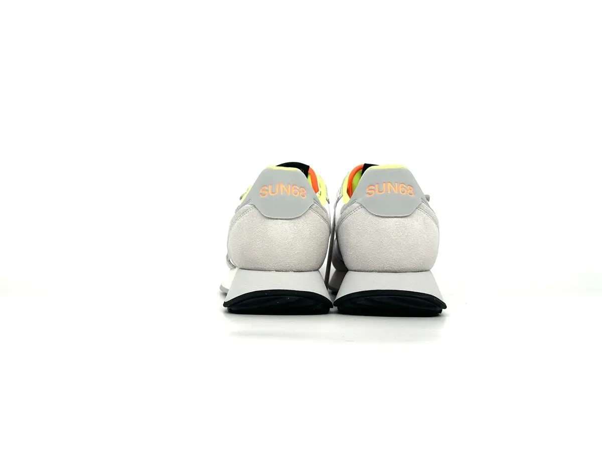 Sun68 sneaker uomo Jaki 2.0 bianco fluo - 3
