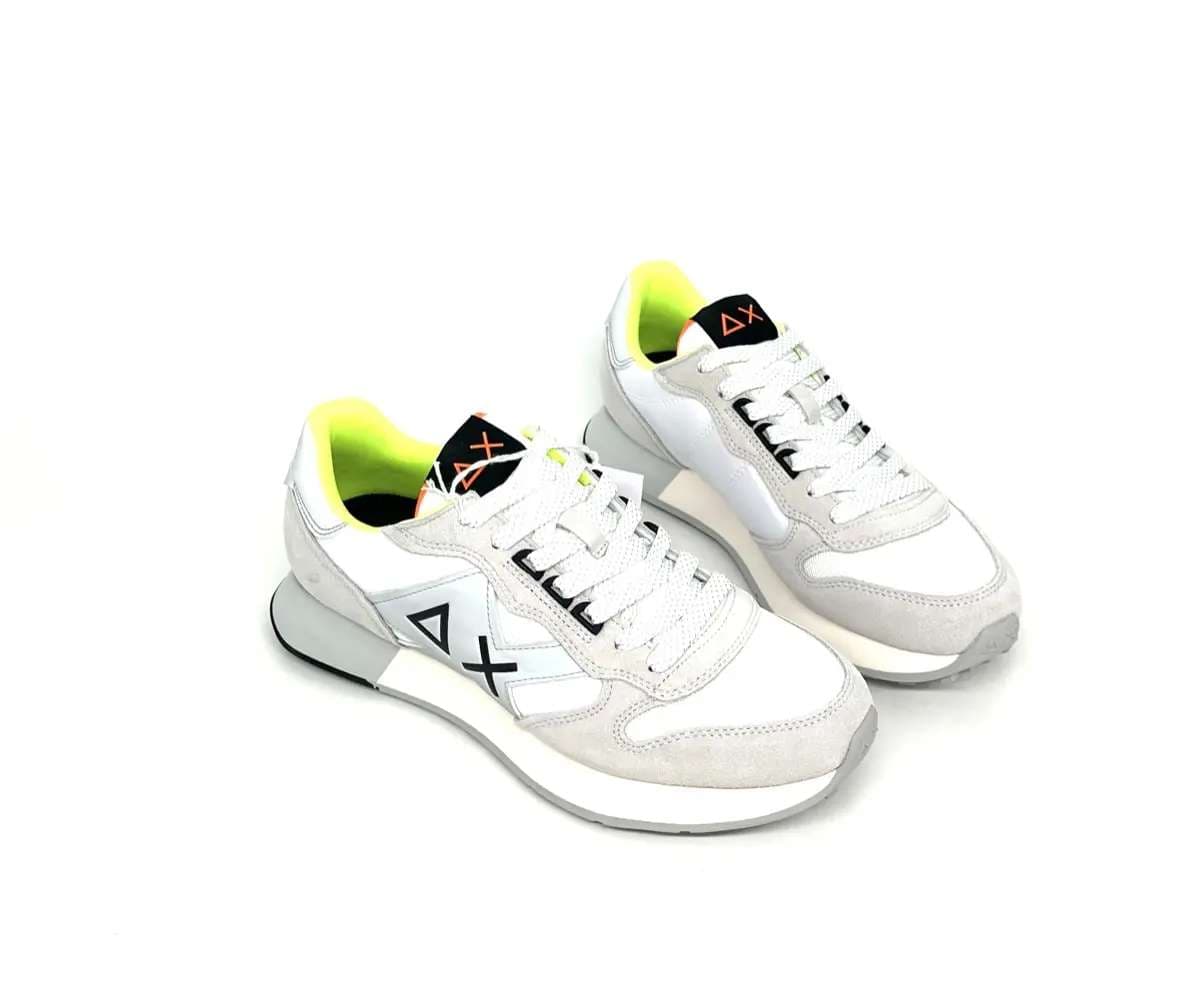 Sun68 sneaker uomo Jaki 2.0 bianco fluo - 7