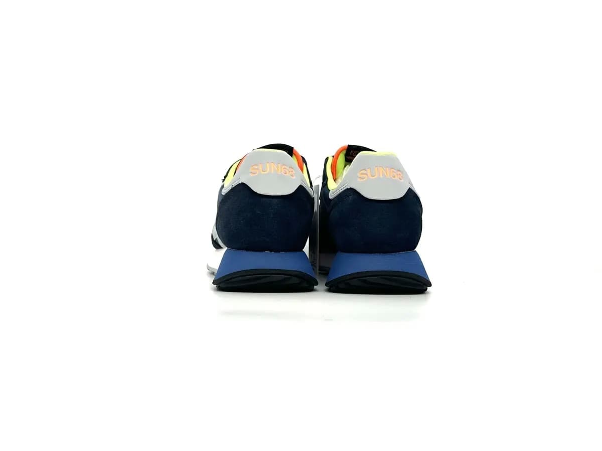 Sun68 sneaker uomo Jaki 2.0 Navy Blue Fluo - 3