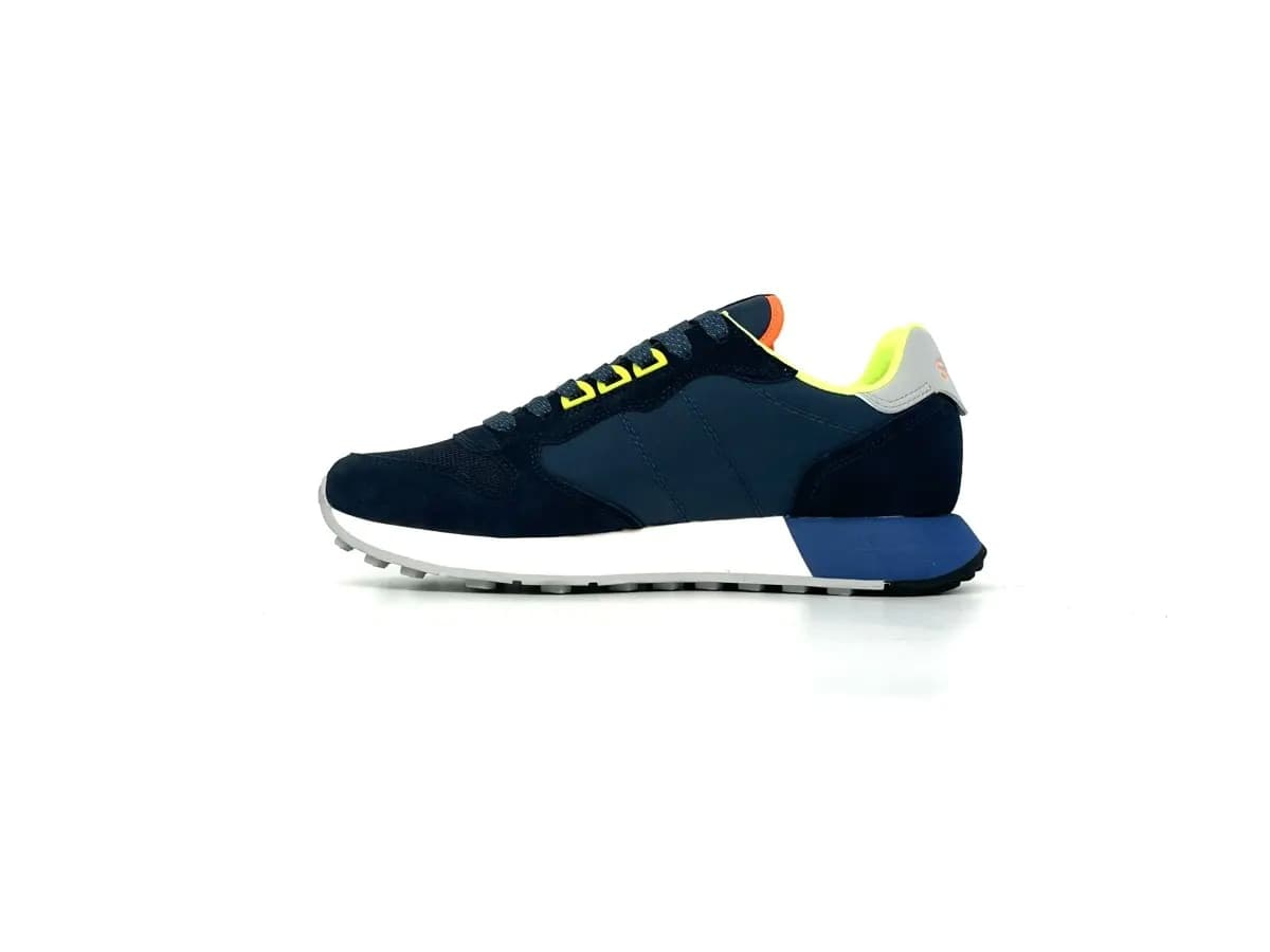 Sun68 sneaker uomo Jaki 2.0 Navy Blue Fluo - 6