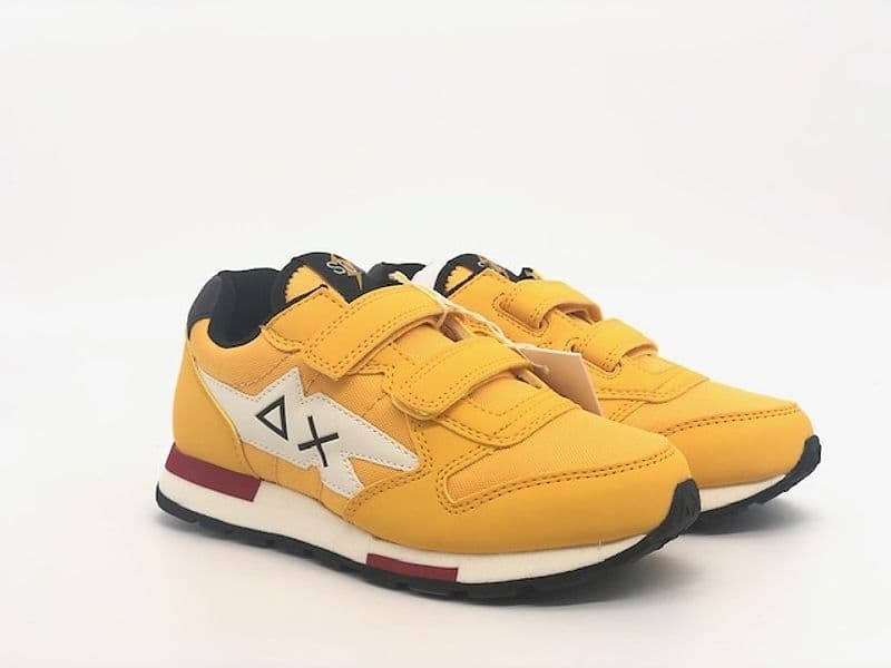 SUN68 Sneakers Boy's Niki Solid Nylon Giallo - 6