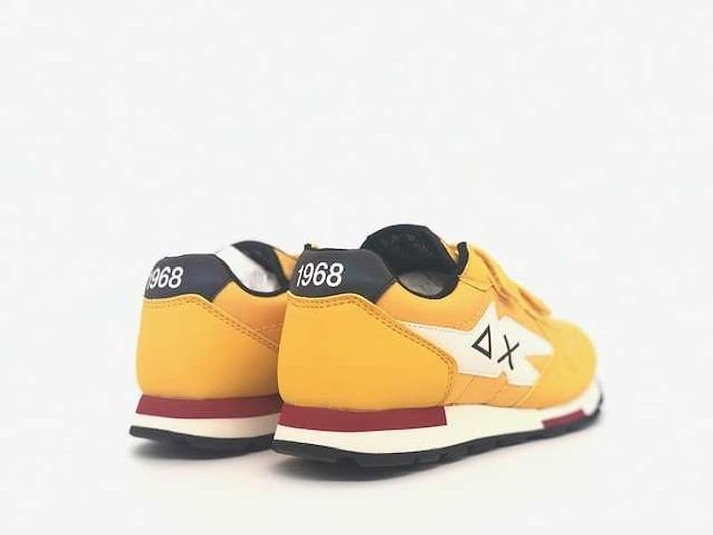 SUN68 Sneakers Boy's Niki Solid Nylon Giallo - 3