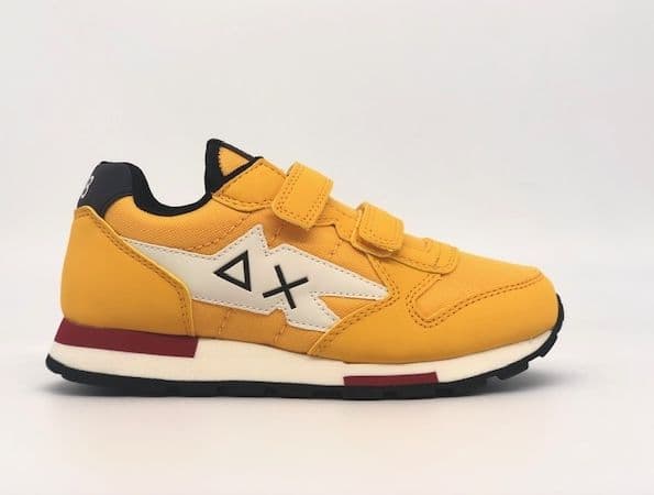 SUN68 Sneakers Boy's Niki Solid Nylon Giallo - 4