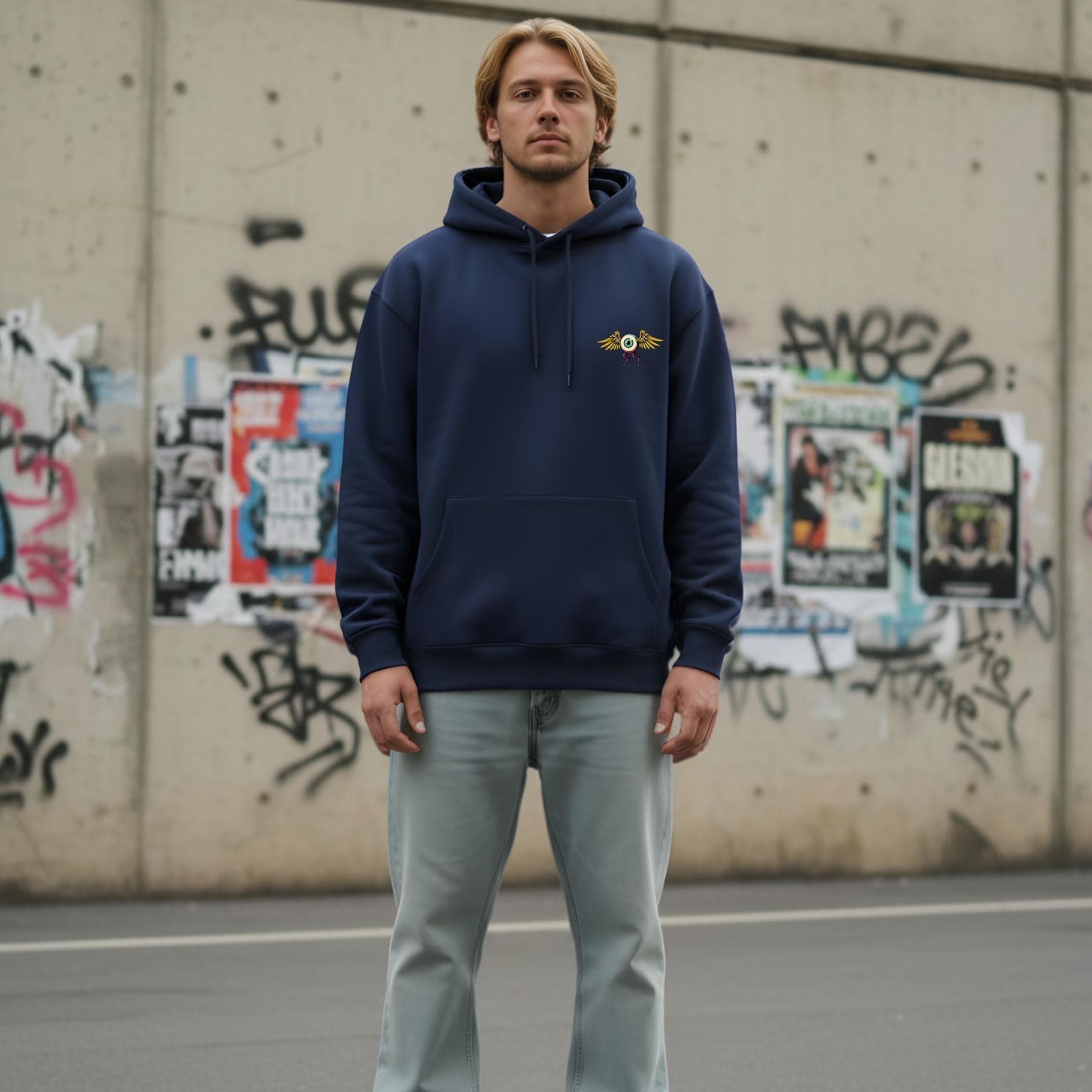 Felpa Ghettoblaster Dimension  Navy - 3