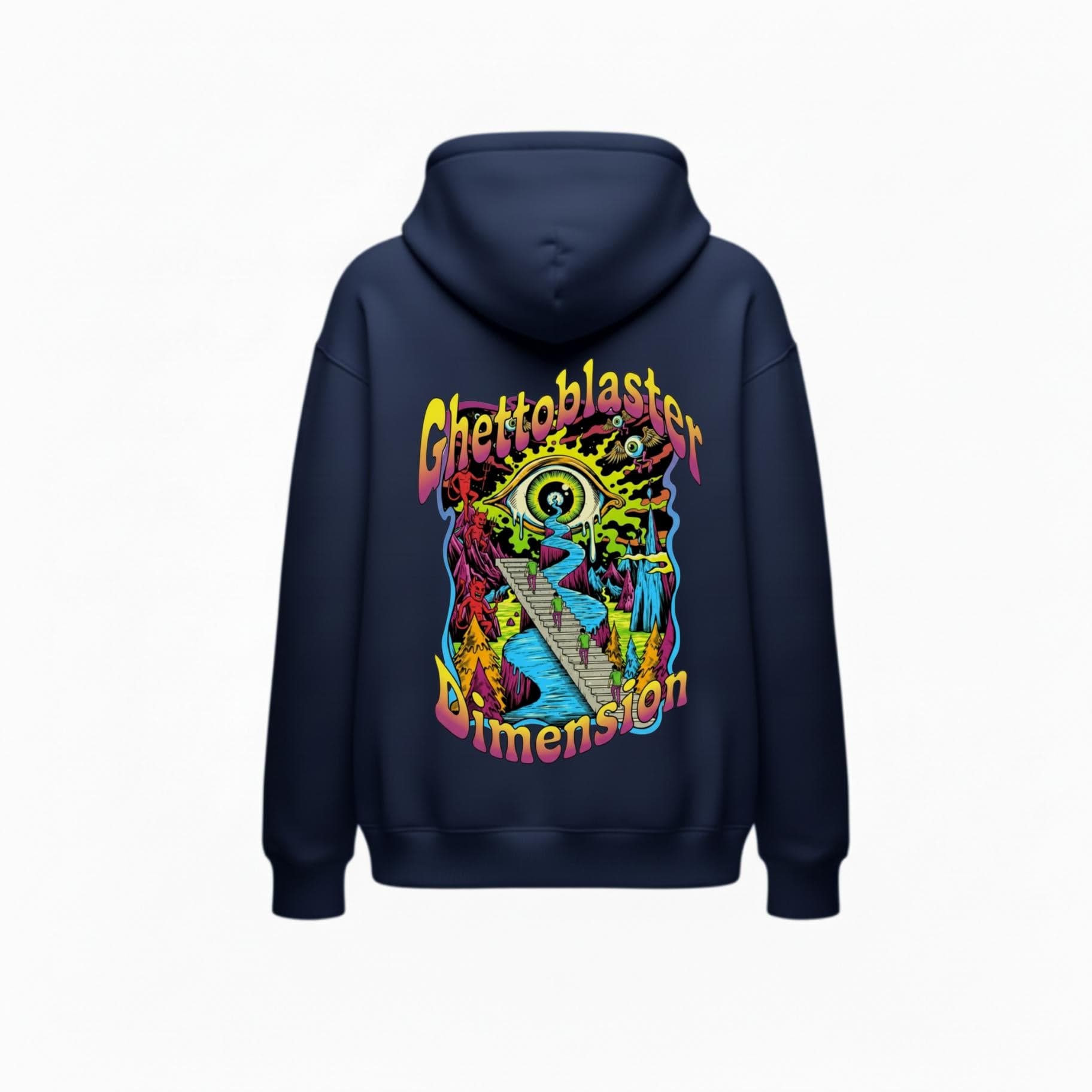 Felpa Ghettoblaster Dimension  Navy - 4