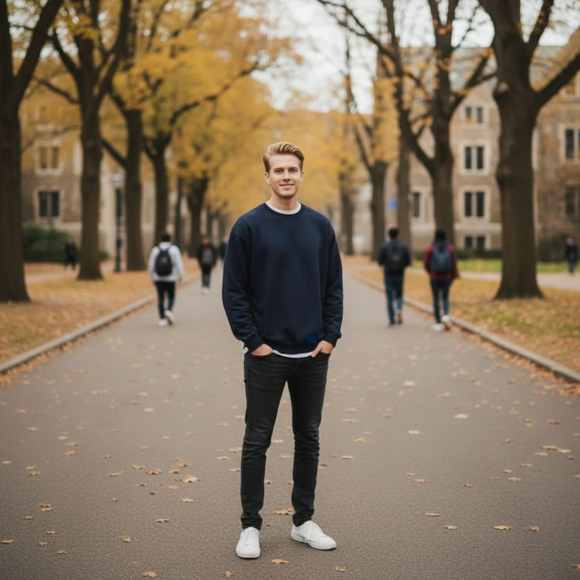 Felpa Ghettoblaster Basic crewneck navy - 3