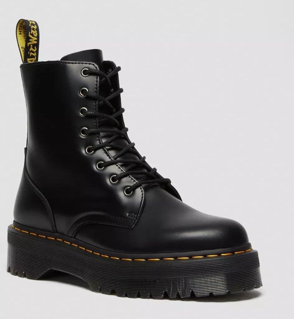 Stivali Dr Martens platform Jadon smooth black