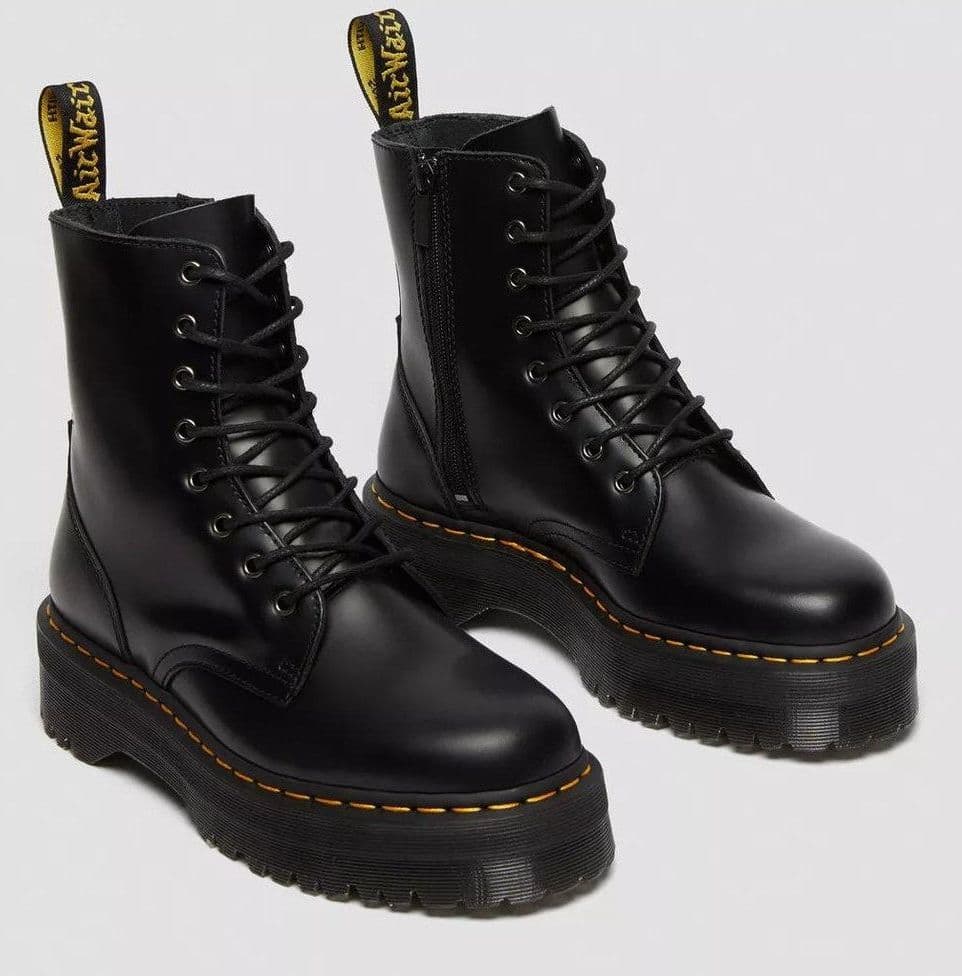 Stivali Dr Martens platform Jadon smooth black - 2