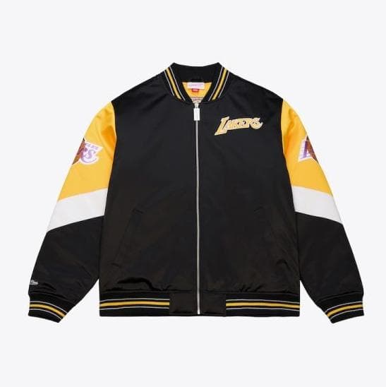Giacca Mitchell & Ness NBA Throw It Jkt Vntg Lakers - 4