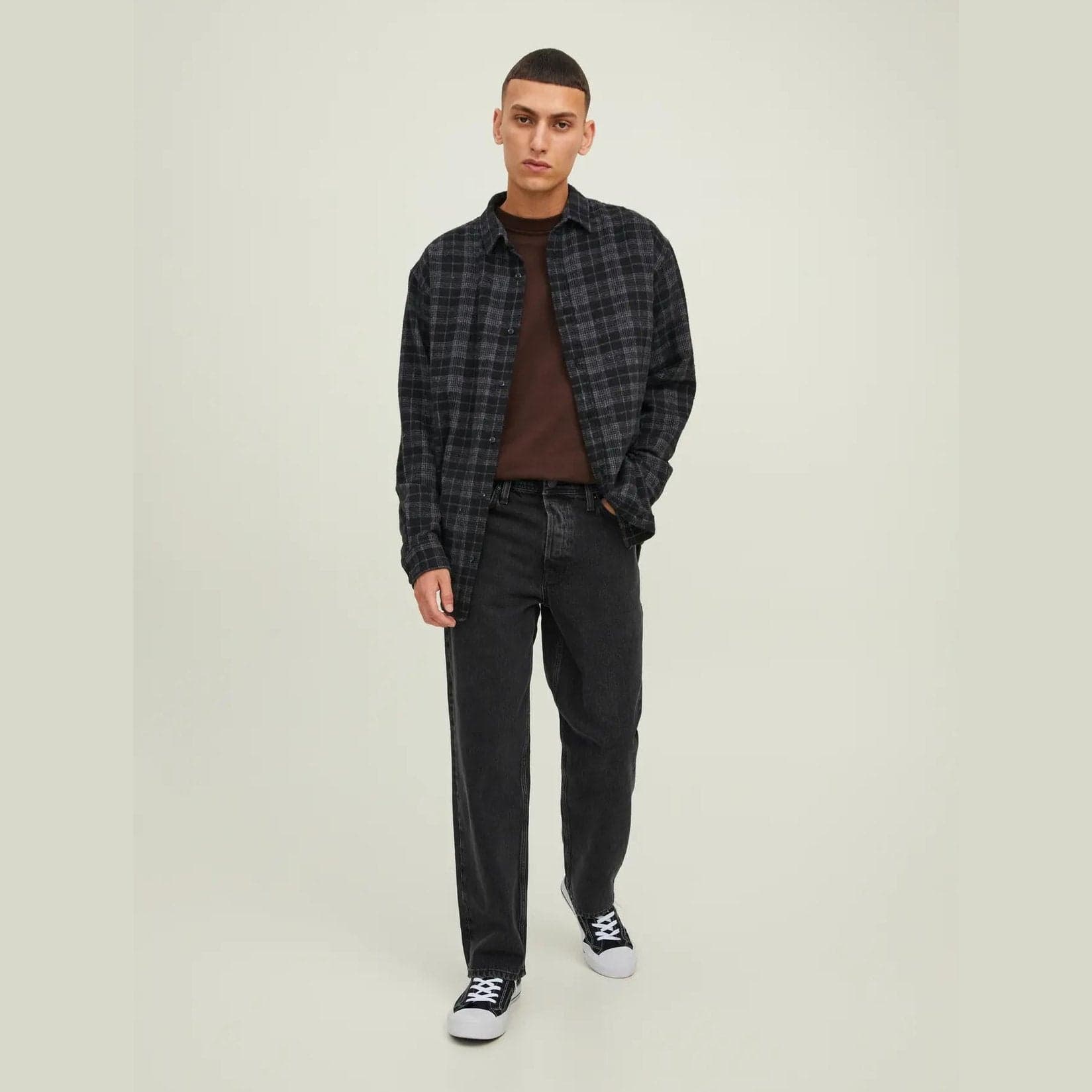 Jeans Jack & Jones Eddie Original 275 black denim - 4