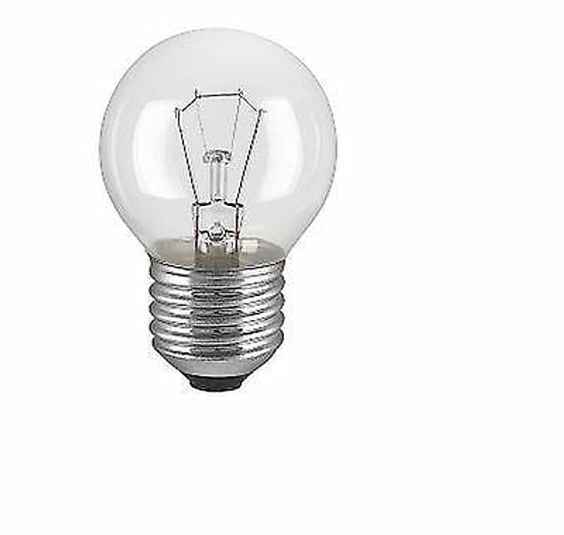 LAMPADINA PER FORNO   ATTACCO E 27    40 W 1 PZ  300 ° -- TF 72 - 2