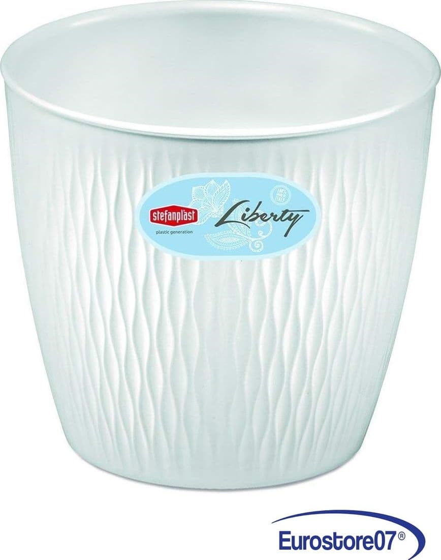 VASO TONDO 'LIBERTY' ø 20 x h.19 - bianco  -- DF 6126661 - 4