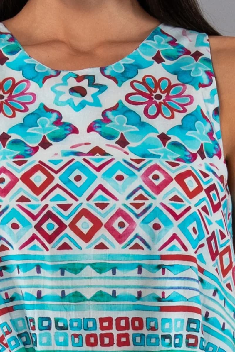 Abito corto fantasia Sea Shell | VERDISSIMA Mare - 8