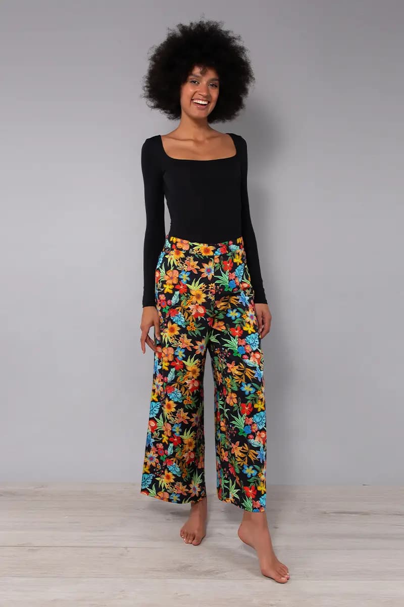 Pantalone fantasia Fiji | VERDISSIMA Mare - 2