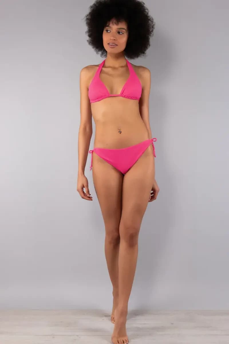 Bikini triangolo imbottito e slip laccetti Mojito | VERDISSIMA Mare - 4