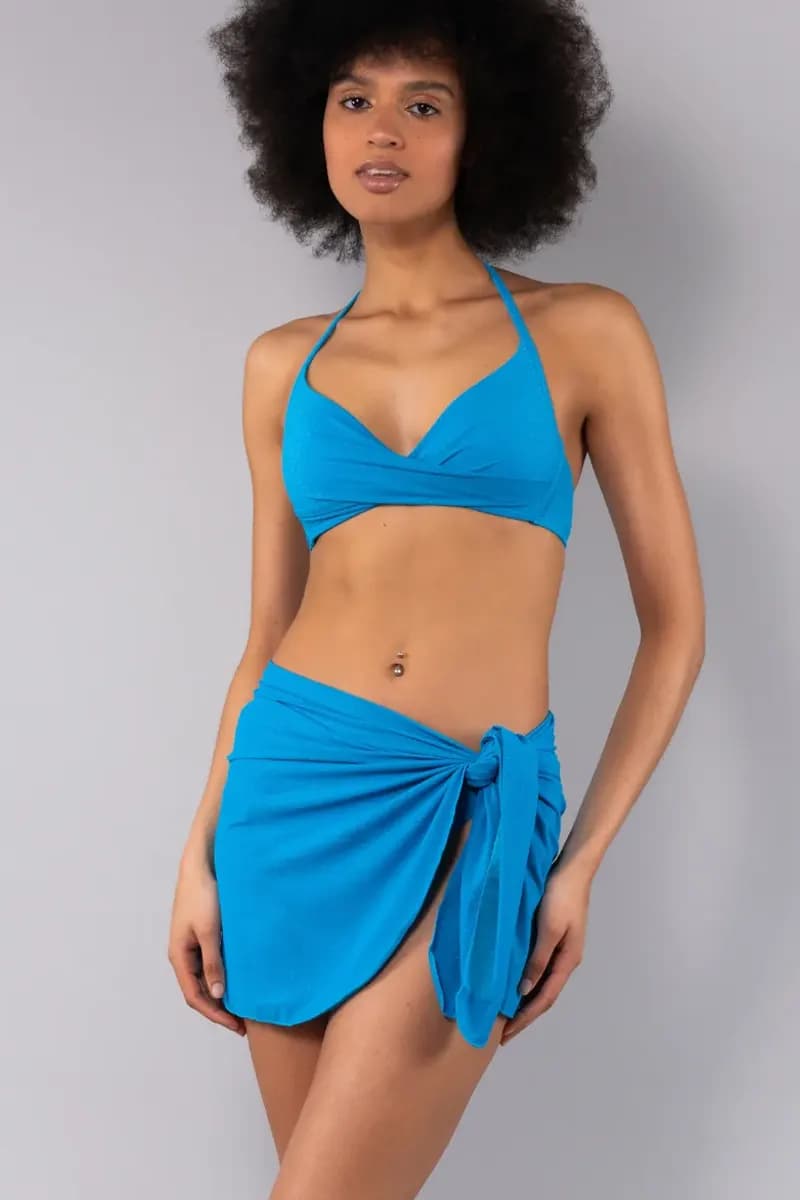 Bikini triangolo imbottito e brasiliana annodata Mojito | VERDISSIMA Mare - 10