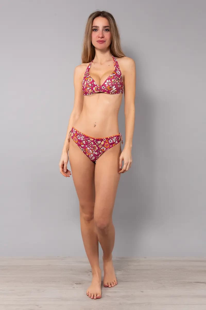 Slip con laccetti double face Tahiti | VERDISSIMA Mare - 17