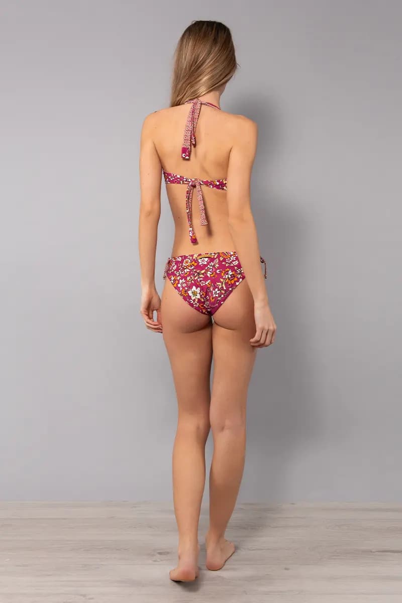 Slip con laccetti double face Tahiti | VERDISSIMA Mare - 2