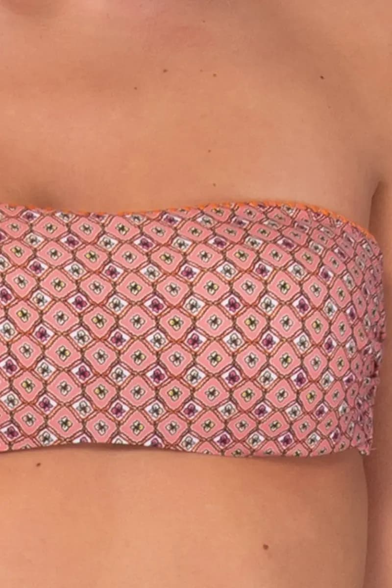 Fascia imbottita double face coppa C Tahiti | VERDISSIMA Mare - 14
