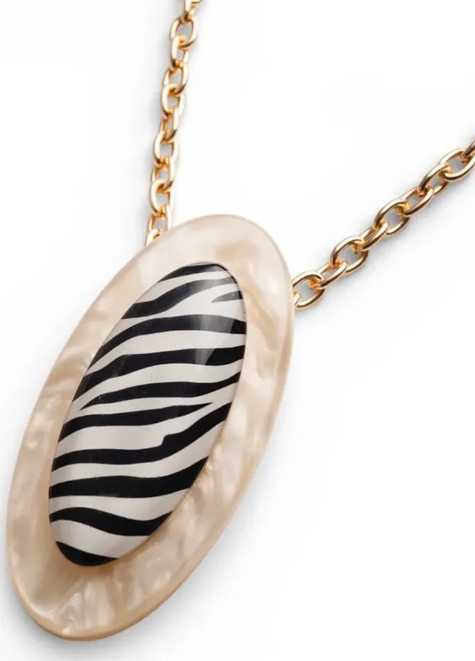 Collana girocollo con pendente zebrato | MYA ACCESSORIES - 2
