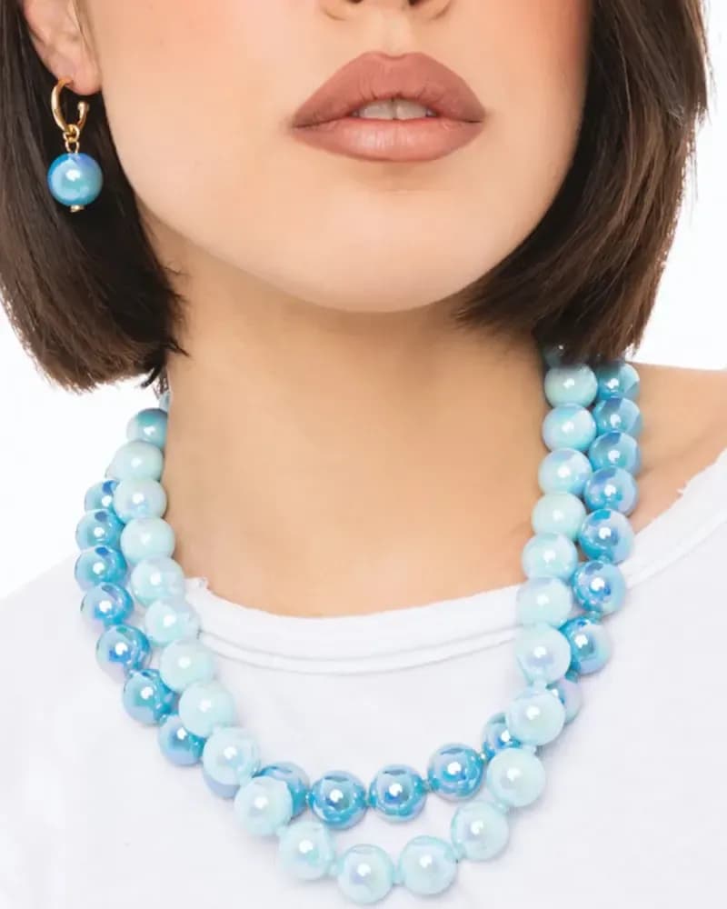 Collana girocollo con sfere lucide | MYA ACCESSORIES - 5