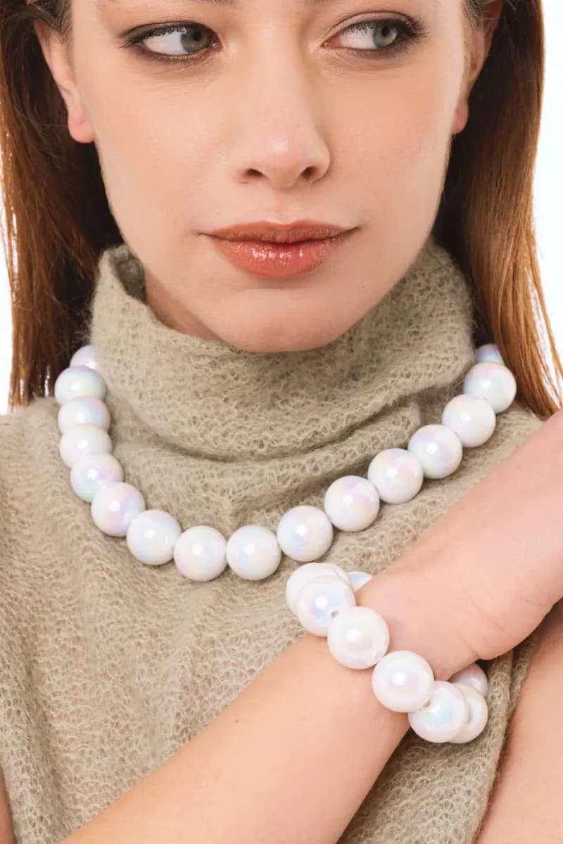 Collana girocollo con sfere perlate | MYA ACCESSORIES - 3