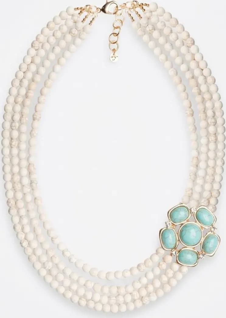 Collana multifilo con spilla | MYA ACCESSORIES - 2