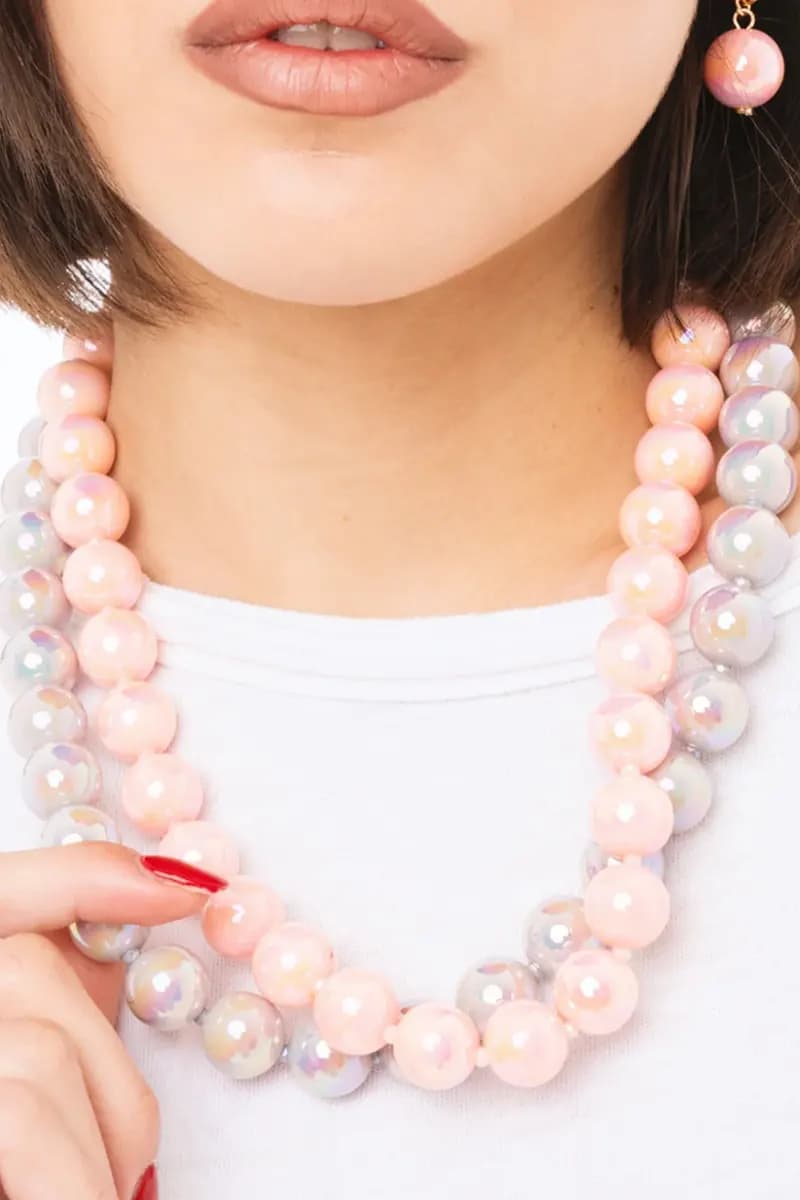 Collana girocollo con sfere lucide | MYA ACCESSORIES - 5