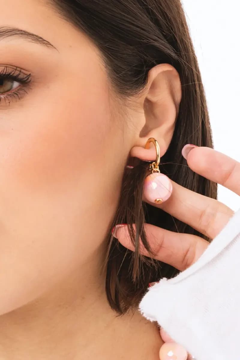 Orecchini a clip con sfere perlate | MYA ACCESSORIES - 3