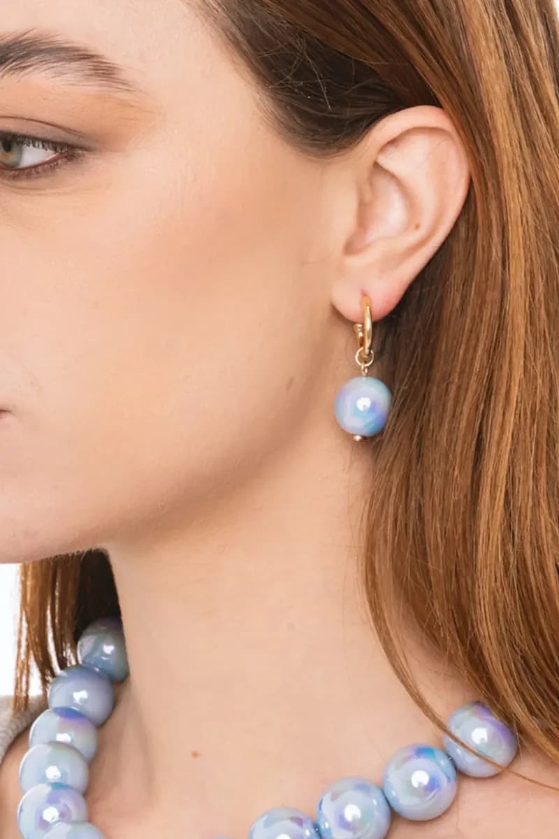 Orecchini a clip con sfere perlate | MYA ACCESSORIES - 3