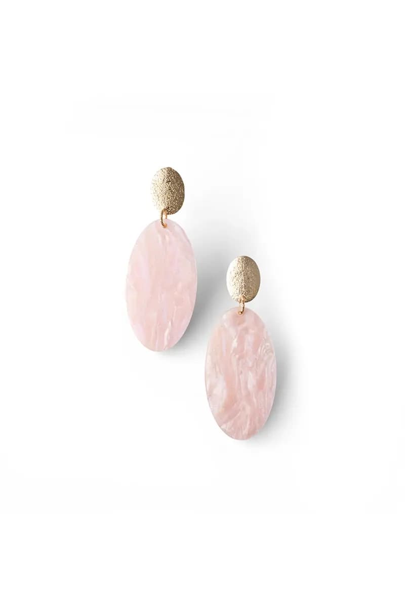 Orecchini pendenti con pietre ovali | MYA ACCESSORIES - 2