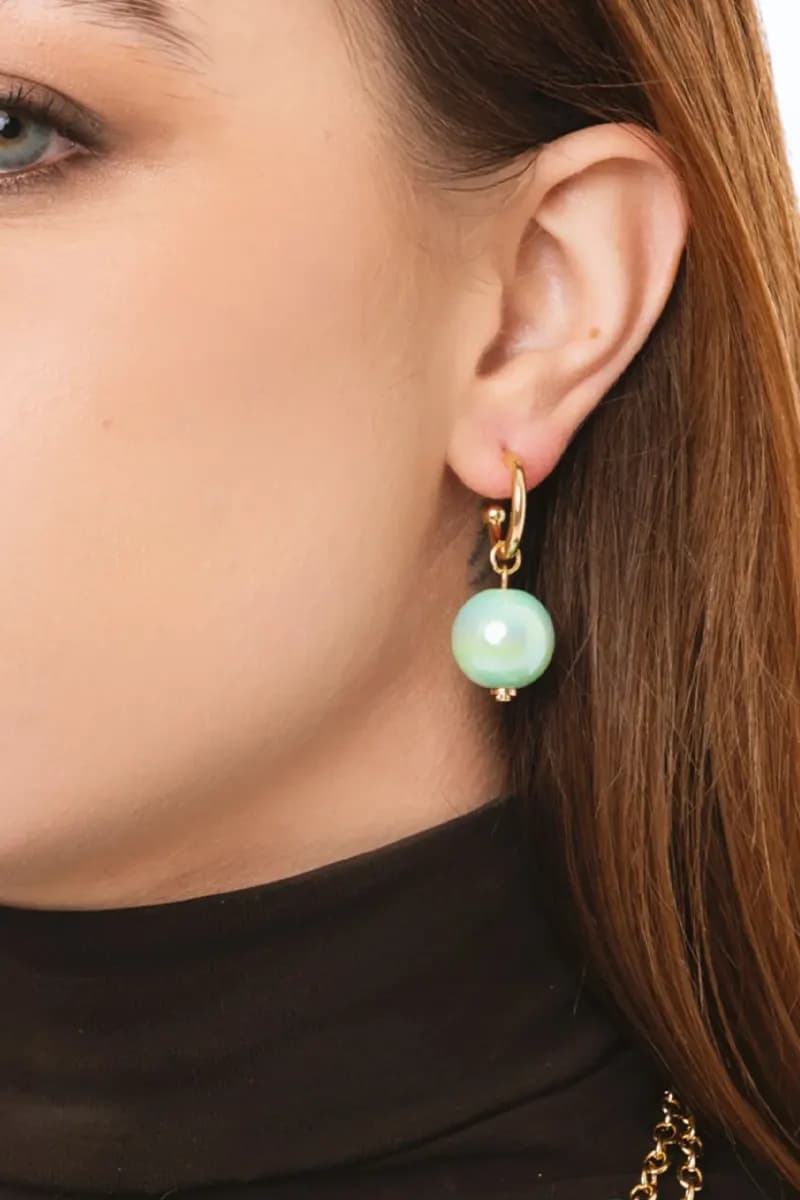 Orecchini a clip con sfere perlate | MYA ACCESSORIES - 3