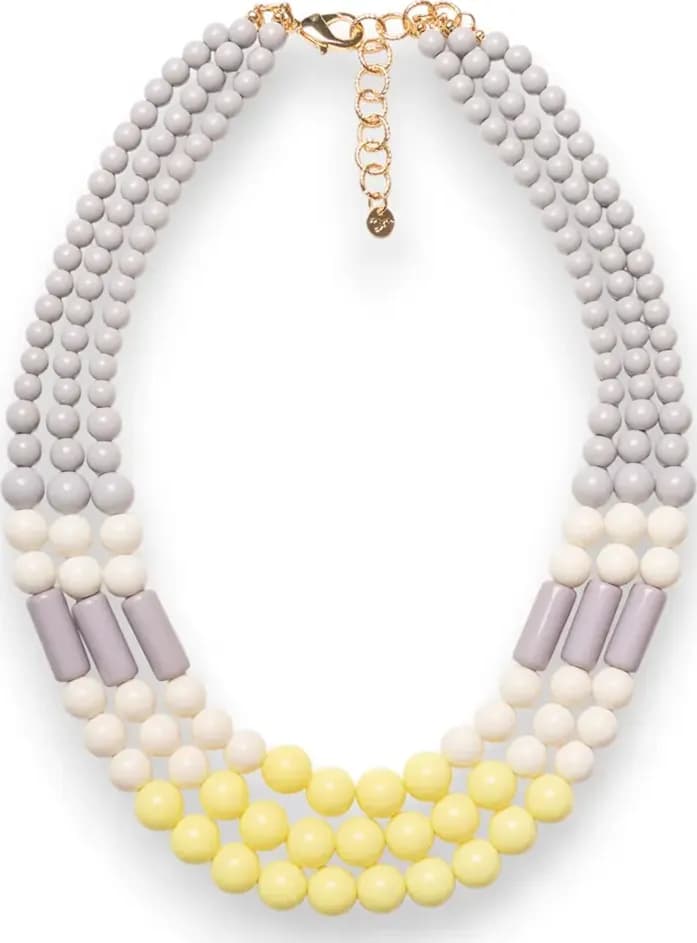Collana girocollo con sfere in acrilico | MYA ACCESSORIES - 3