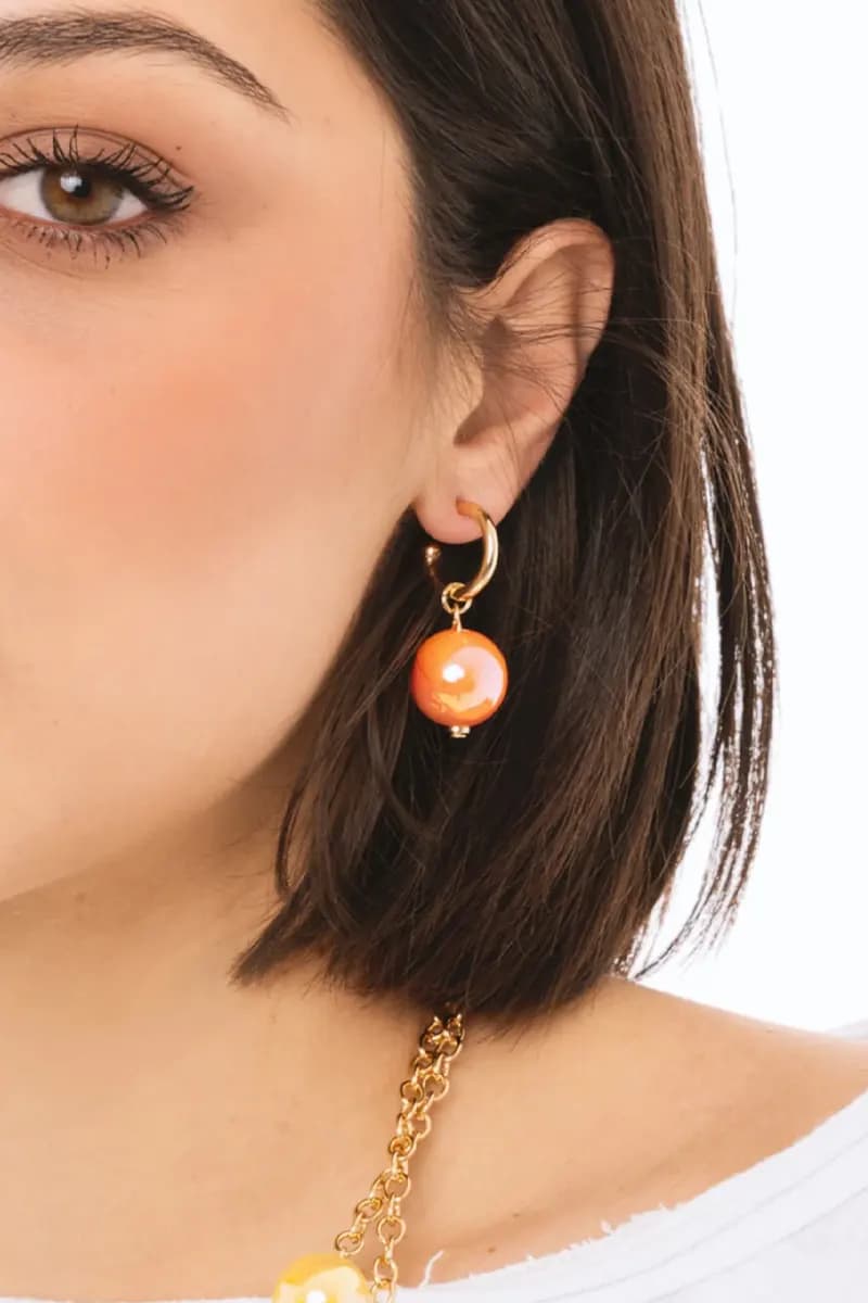 Orecchini a clip con sfere perlate | MYA ACCESSORIES - 3