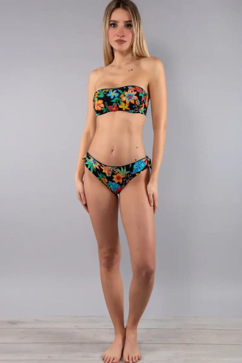 Slip con laccetti Fiji | VERDISSIMA Mare - 4