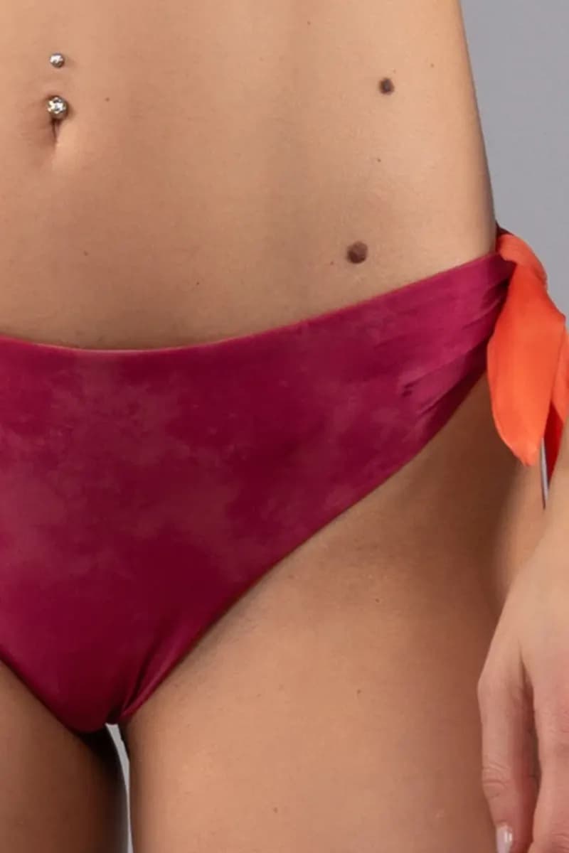 Slip con fiocchi double face Formentera | VERDISSIMA Mare - 12