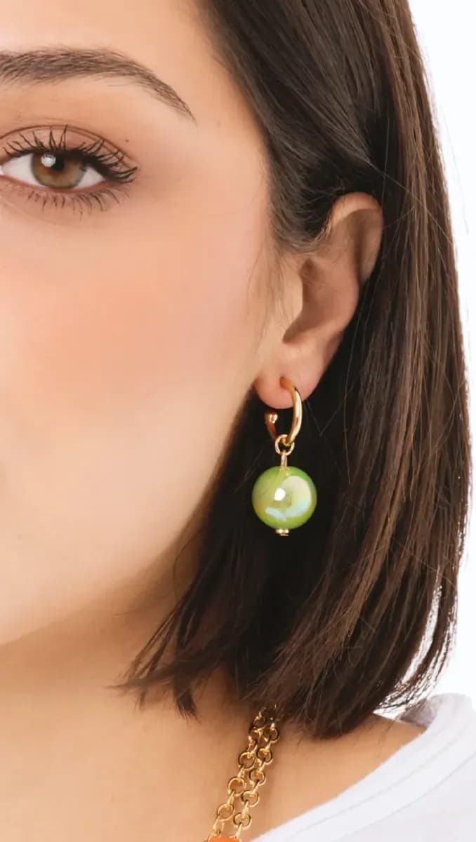 Orecchini a clip con sfere perlate | MYA ACCESSORIES - 3