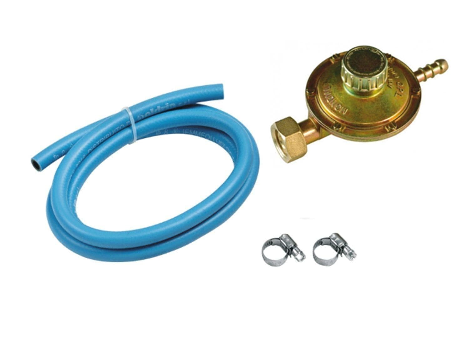 REGOLATORE  TARATURA VARIABILE CUCINE -   FORNELLI A GAS+ 2 MT TUBO + 2 FASCETTE - 3