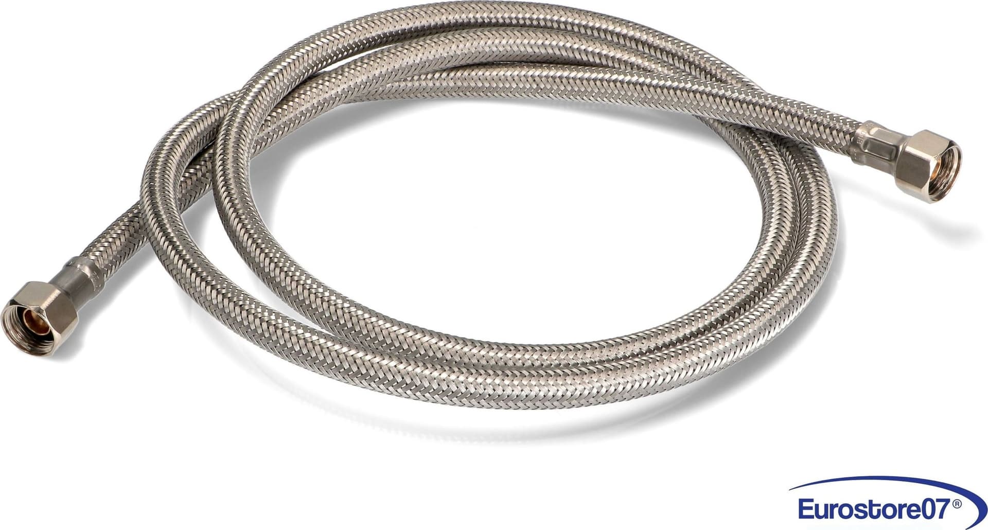 TUBO MACCHINA DA  CAFFÈ FLEX INOX  INOX DN8 X2304IUG 1500mm  3/8'' dritto/dritto - 5