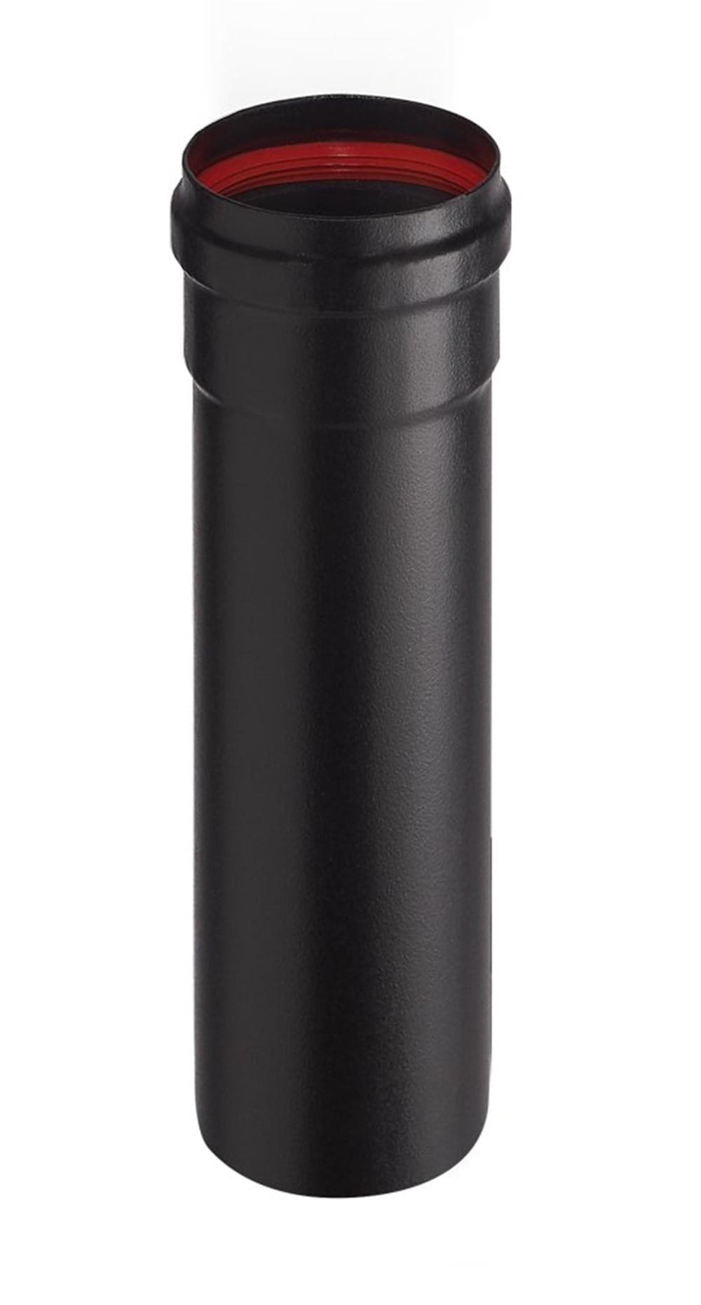 TUBO STUFA PELLET NERO OPACO LUNGO  mm 500 ø  mm.80.  -- ALA -- FER  362337 - 5