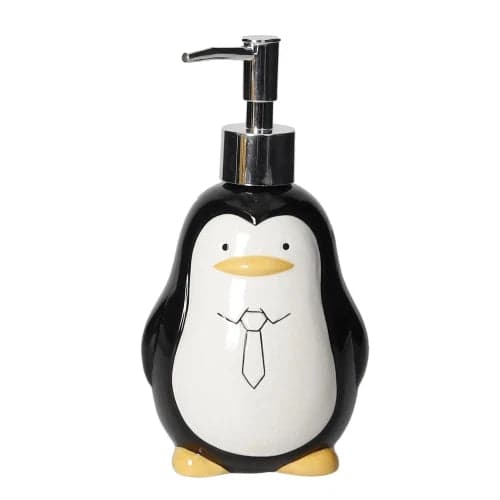 Brandani DISPENSER SAPONE I CUCCIOLI DOLOMITE a forma pinguino