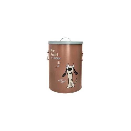 Brandani CONTENITORE BIG PET RAME ROSSO C/TAPPO GRIGIO METAL
